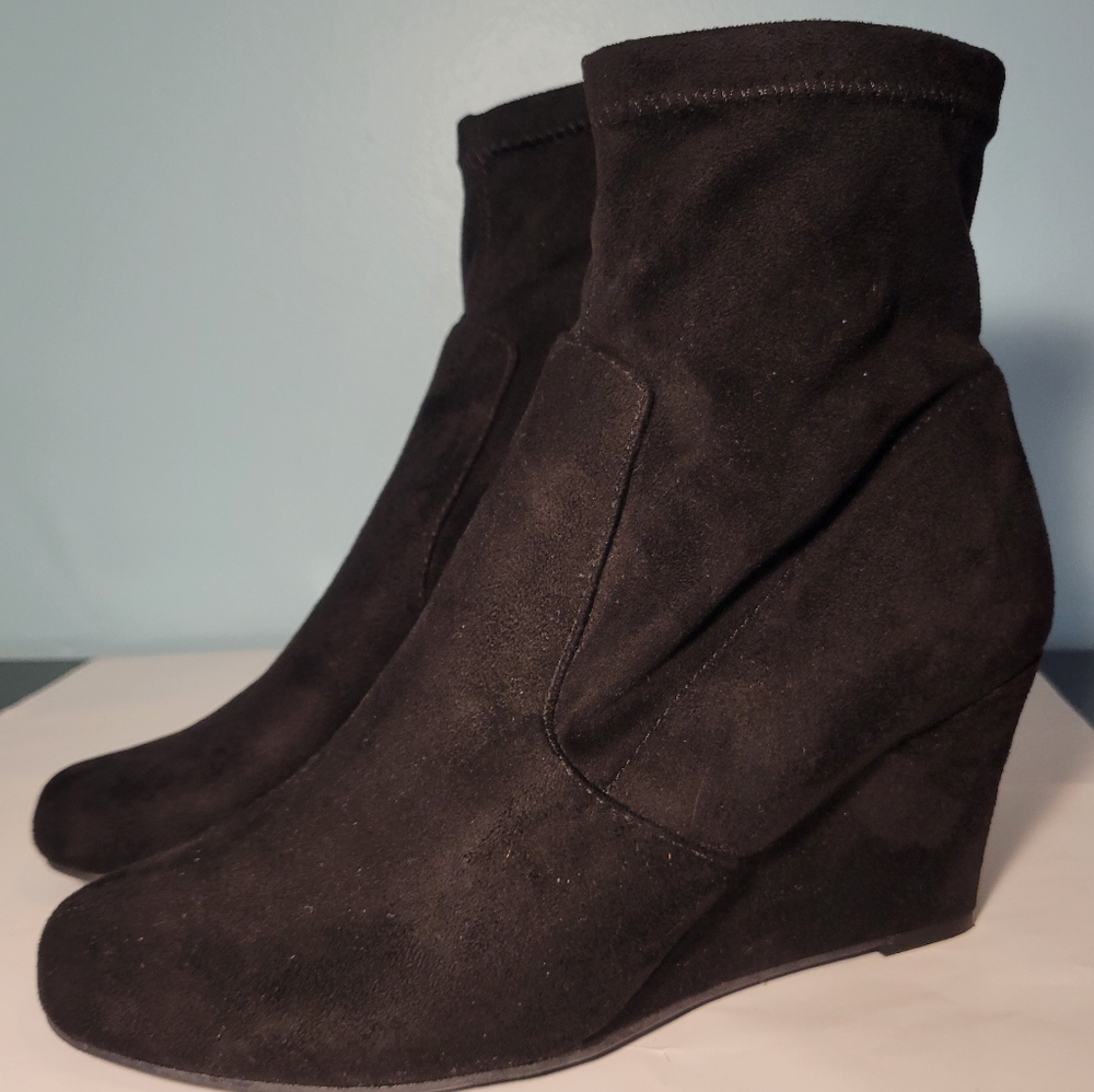 Lane Bryant wedge booties